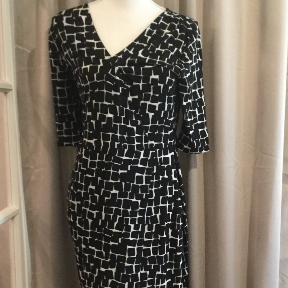 Black and white dress
